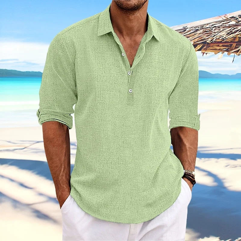 Youth Casual Shirt – Breathable Loose Fit for Everyday Comfort — close-up