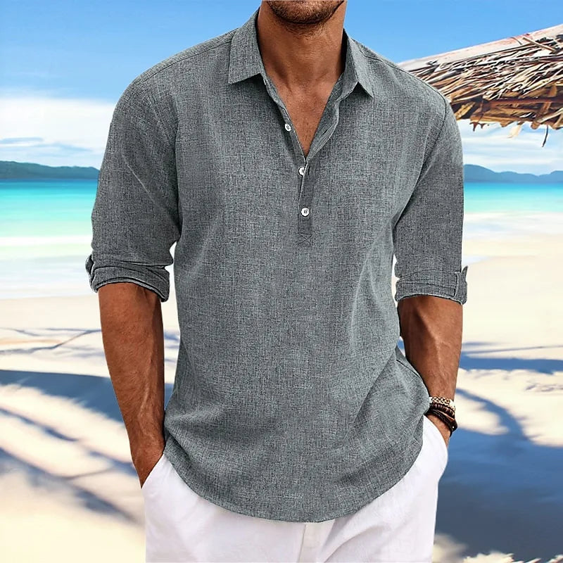 Youth Casual Shirt – Breathable Loose Fit for Everyday Comfort